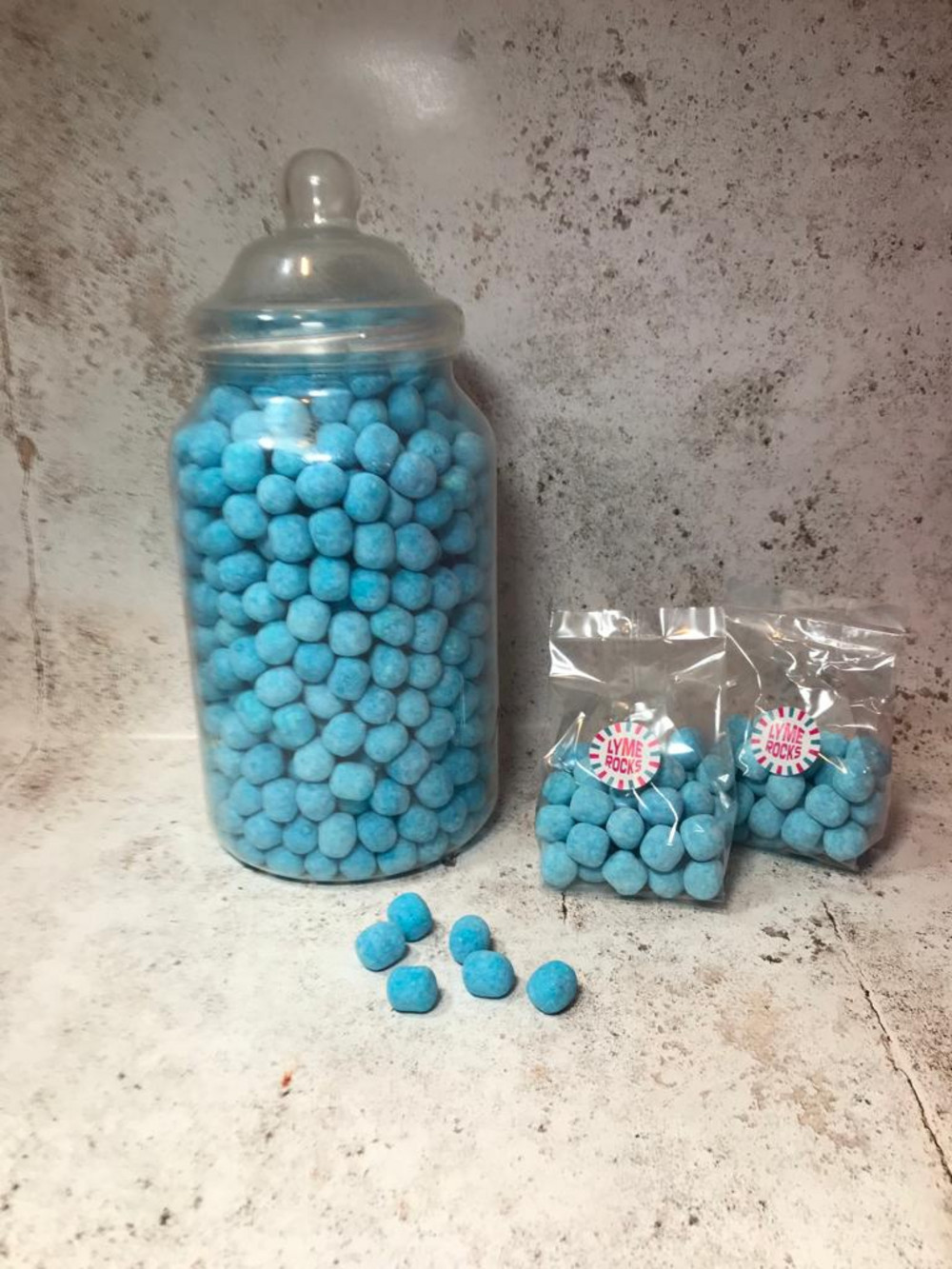Blue Raspberry Sweet Button Blue Raspberry Bonbons | Shop | Lyme Rocks - Rocking sweets on the ...